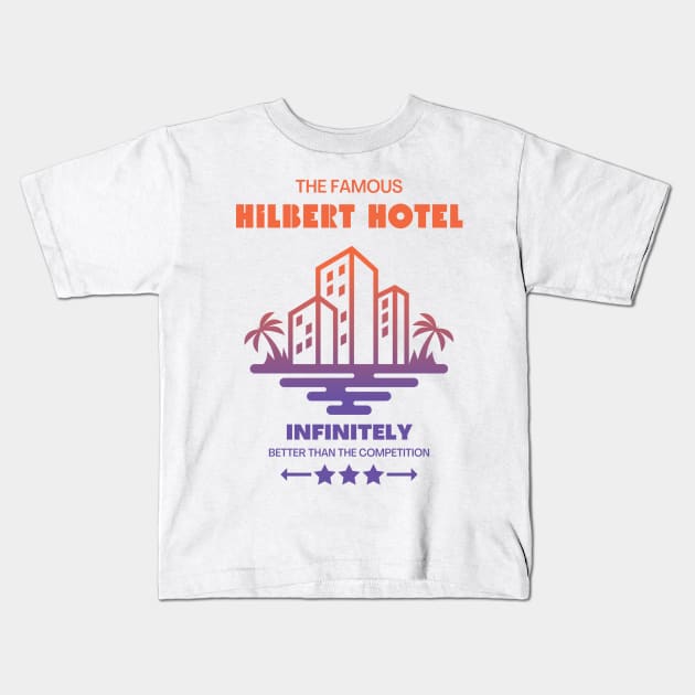 Hilbert's Hotel Kids T-Shirt by MultiversiTee